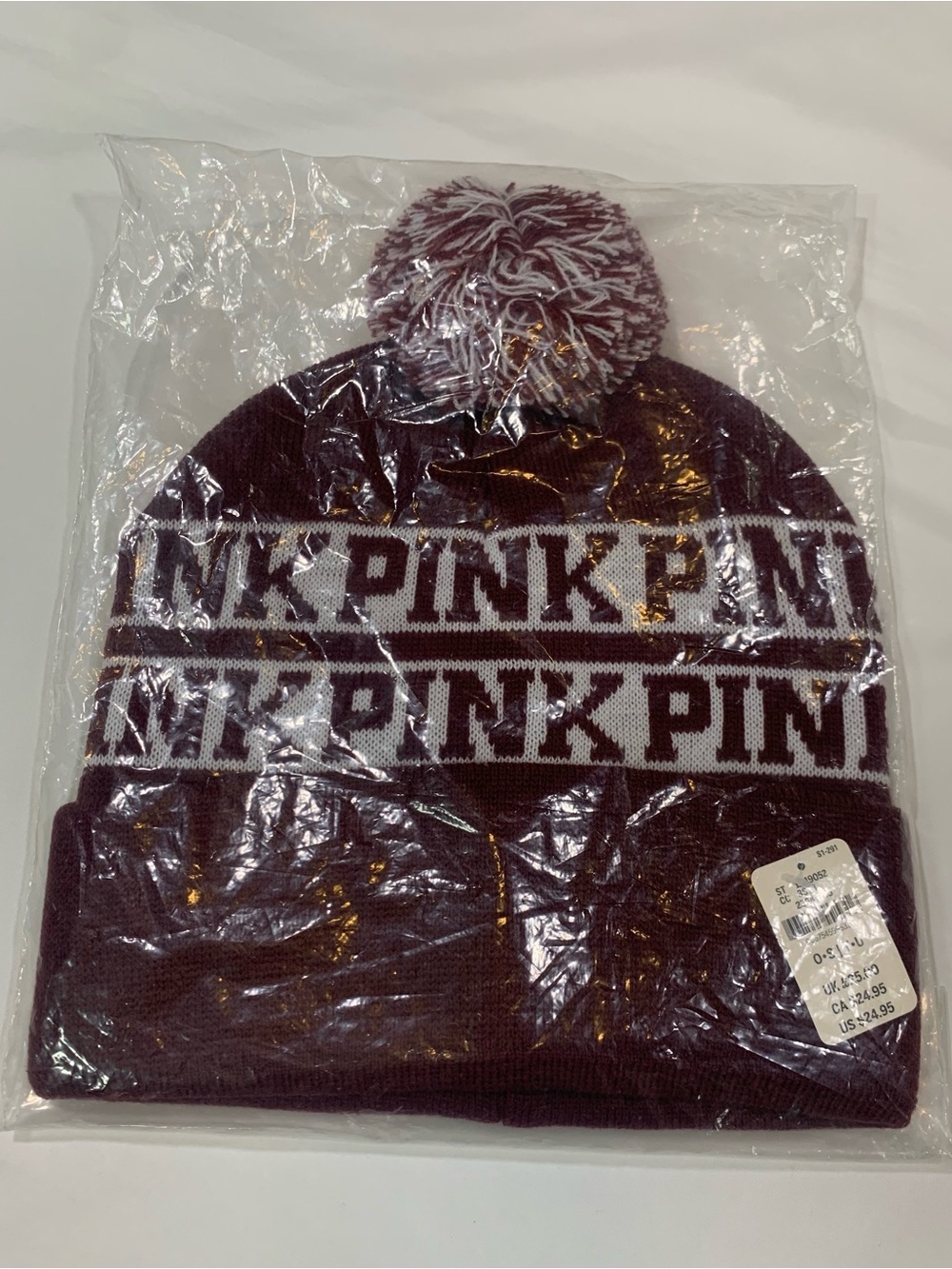 Victoria’s Secret Pink Pom Pom Beanie *NWT*